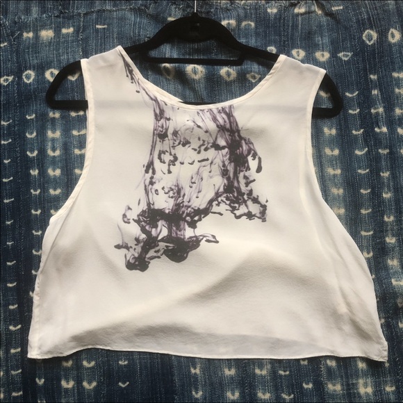 Jessica Mary Clayton Oil in Water Silk Tank S - Picture 2 of 6